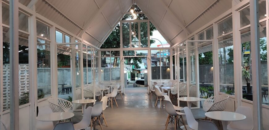 DISEWAKAN COFFEE SHOP LENGKAP DENGAN PERALATANNYA DI SAYAP BUAH BATU – BANDUNG